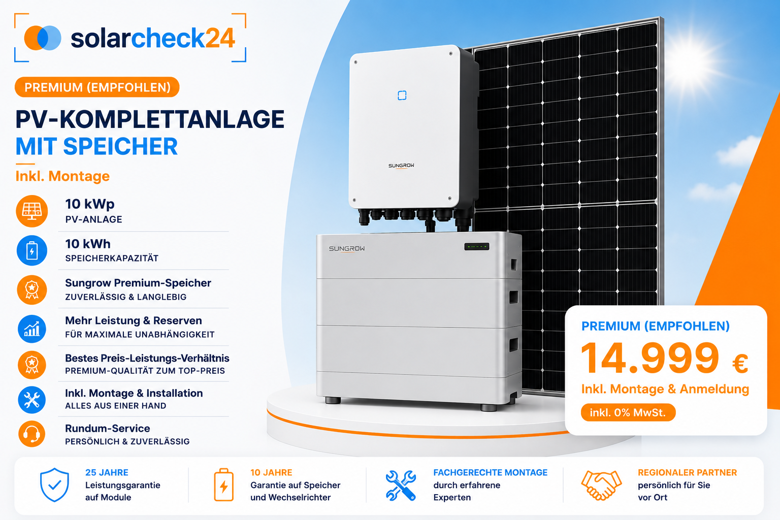 Sungrow Paket — Top Qualität